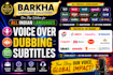 translate, subtitle and dub your videos in all indian languages