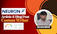 write surfer SEO optimized article or blog post with jasper ai