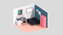 make 3d low poly game models