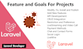 develop a laravel application and API