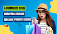 create a wordpress ecommerce website and wordpress ecommerce store