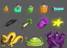 design 2d game assets, icons, objects