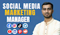 be your social media manager and content creator for instagram,tiktok,pinterest