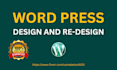 create a responsive wordpress website and blog