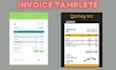 design xero custom invoice professional templates