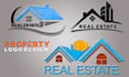 design real estate, construction, property , business logo