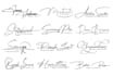 design signature, handwritten, cursive, scripted, handwriting logo