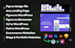 convert figma to landing page or xd, PSD to elementor by wordpress