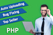 write wordpress automation script in php
