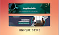 design an elegant linkedin banner