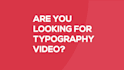 create a simple promo video with kinetic text animation