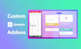 build custom wordpress plugins and advanced elementor functionality