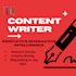 write innovative and effective content writing material