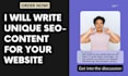 write engaging seo optimized article for blog, website, long form web content