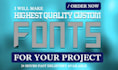 create custom fonts and handwriting typograpy in 2 hour