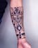 create professional trash polka tattoo design