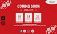 create a responsive wordpress and wix coming soon page
