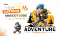 design cute cartoon character and mascot logo