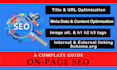 fix on page and technical SEO issues for google ranking