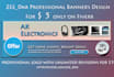 design Banners with unlimited revisions