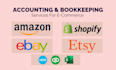 provide ecommerce bookkeeping amazon bookkeeping and shopify bookkeeping