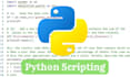 create custom python scripts for your needs