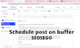 schedule your social media posts via buffer