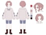 draw a character sheet for your oc or vtuber character etc