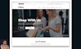 create single page with modern design