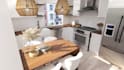 do 3d kitchen interior design and photorealistic rendering