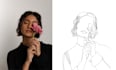 draw a minimal custom line art drawing for your etsy shop