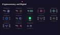 do charts and graphs in 2d animated and modern infographic