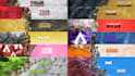 create a youtube gaming banner, apex legends