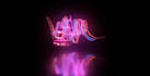 create 3d neon ribbons animation intro for your logo