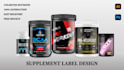 make label design, packaging design, and supplement label designs
