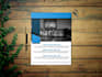 creative flat minimal flyer design in 6 hours