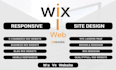 create wix website, redesign wix website, add SEO, and setup wix store