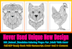 create 100 never used animal mandala coloring pages