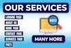 provide SEO website content and website copywriting