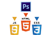 be your front end developer HTML CSS javascript