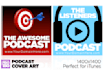 create your epic podcast cover art design