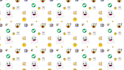 design beautiful emoji pattern professionals icons