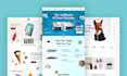 design landing page and website UI UX in figma