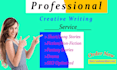 write creative stories of any genre or theme