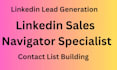 do b2b lead generation and targeted email list building linkedin sales navigator