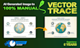 do ai image convert to manual vector design
