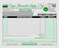 design a unique invoice, receipt, waybill