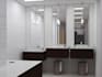do 3d rendering realistic bathroom