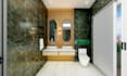 do bathroom interior design, rendered by an architect