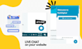 add live chat messaging for your website